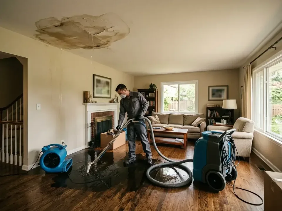 attic-pipe-burst-ceiling-drip-008 — frequently asked questions, Water Damage Restoration & Carpet Care in Sheffield, OH